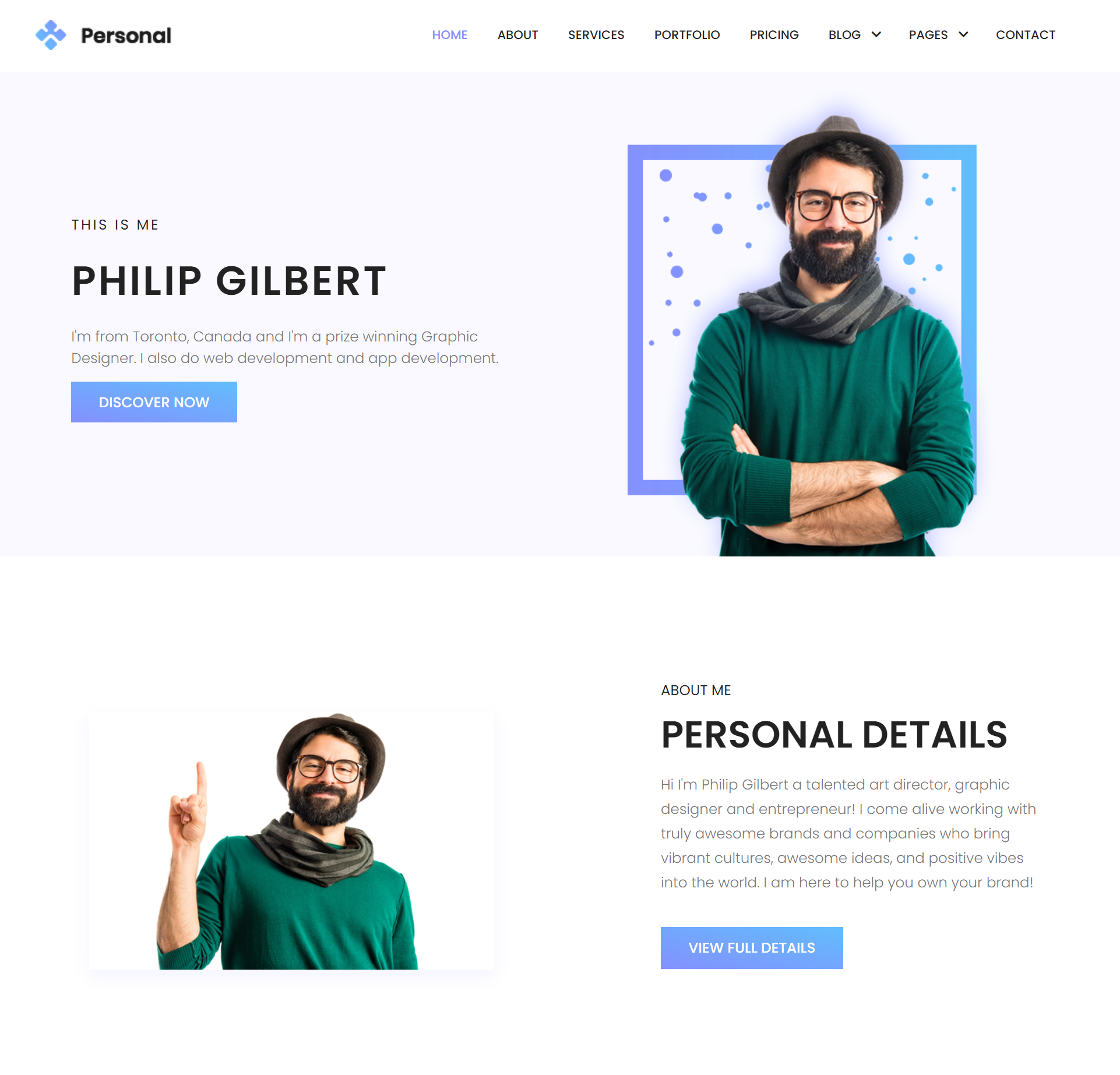 personal portfolio image